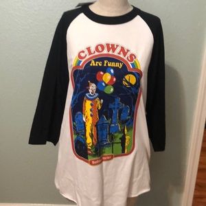 Clowns are Funny Baseball Tee